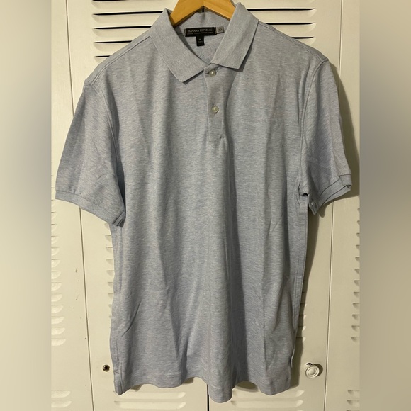 Banana Republic Other - BANANA REPUBLIC LUXURY TOUCH PERFORMANCE MEN'S POLO LIGHT BLUE SIZE M